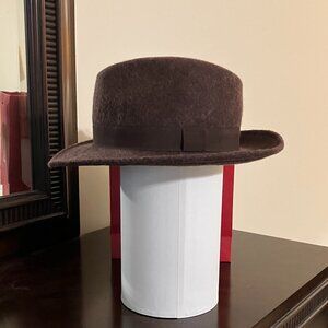 Saks Fifth Ave Brown Fedora - Size: M - Made in Italy